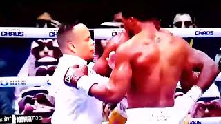 exclusivité Antony Joshua met KO Francis Ngannou au 2em Round [upl. by Simaj]