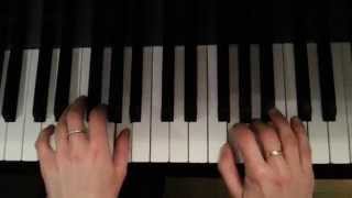 B flat major scale piano hands together two octaves [upl. by Lenno310]