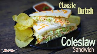 Coleslaw Sandwich Recipe A Creamy Twist for Busy Days [upl. by Peedus]