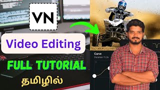 VN Video Editor Full Tutorial Tamil  How To Use VN App in Tamil  VN Basic Editing Tamil [upl. by Niwde452]