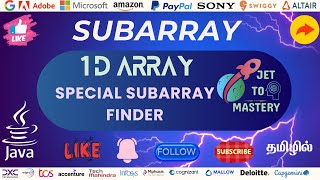 Good Subarrays  Special Subarray Finder [upl. by Eiffub158]