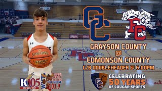 Grayson County Cougar Basketball  Edmonson County [upl. by Philcox]