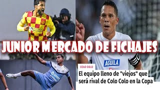 Atencion  Colo colo y chilenos se burlan de Junior  Medina y Morelos ofrecidos a Junior [upl. by Aicenav]