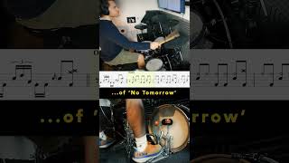 No Tomorrow  orson  Drum Cover w sheetmusic  drums rock alternativerock [upl. by Leinahtan]