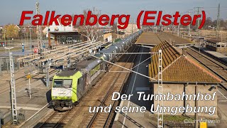 Falkenberg Elster  Der Turmbahnhof und seine Umgebung [upl. by Anelaf819]