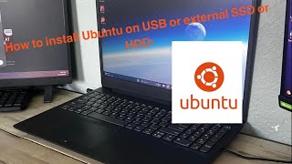 How to Install Ubuntu on a External SSD or HDD or USB [upl. by Harden]