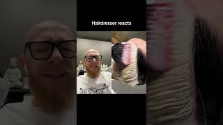 Hairdresser reacts to a very cool color transformation [upl. by Fergus412]