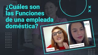 Funciones de una empleada doméstica  tips [upl. by Enoj]