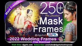 250 Mask Frame in PNG For Photoshop Download  2024 Mask Frames [upl. by Macario]