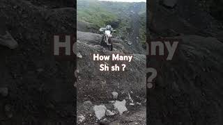 Playing on tbe moon Cowm Leisure Quarry hardenduro dirtbike [upl. by Sell]