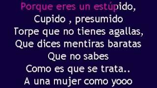 EL ESTUPIDO Karaoke Los Papis ra 7 ft Janeth G [upl. by Itnavart]