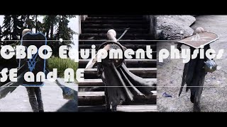 SKYRIM MOD I CBPC Equipment physics SE and AE [upl. by Lail]