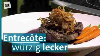 Zwiebelrostbraten mit Kartoffelgratin – Cliff Hämmerle kocht quotMit Herz am Herdquot [upl. by Olinad]