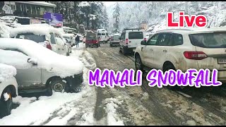 Manali live today  Snowfall in Manali  Snowfall in Shimla [upl. by Maye]