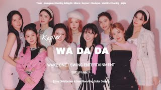 Kep1er 케플러  ‘WA DA DA’ Line Distribution amp HanRomEng Color Coded [upl. by Acinehs]