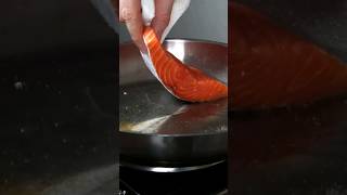 How to cook fish with skin salmon cooking food fish [upl. by Faxan]