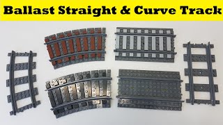 How To Ballast LEGO Train Track  Straight amp Curved [upl. by Jensen685]