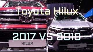 2017 VS 2018 Toyota Hilux  Whats The Difference [upl. by Eintruok]