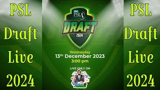 Pakistan Super League 9 Drafting Live 2023  PSL 9 Live Drafting [upl. by Ueik]