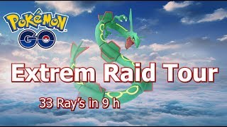 EXTREM Rayquaza Raid Tour Pokemon GO deutsch Berlin 88 [upl. by Lorilyn]