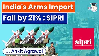 Russias share of arms import to India fell from 69 in 201217 to 46 in 201721 [upl. by Leilah]