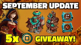 GIVEAWAYENDED September Update New CIs Alliance Buffs and Event Rewards in Goodgame Empire [upl. by Thagard]