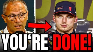 Domenicali Drops BOMBSHELL on Max Verstappens SITUATION SHOCKING STATEMENT [upl. by Emsoc]