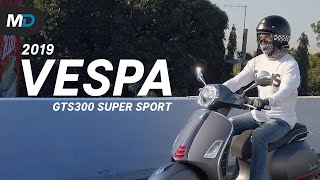 2019 Vespa GTS 300 Super Sport Review  Beyond the Ride [upl. by Latonia520]