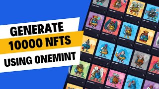 How to generate an NFT collection using NFT Art Generator 2023 Generate 10k NFT collection [upl. by Tawney]