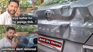 itna bda dent vo bhi dry dent me thik  denting [upl. by Inwat993]