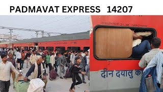 Padmavat Express Train Journey Pratapgarh to Delhi भयानक भीड [upl. by Jaynes]