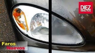 Cómo pulir los faros de tu carro y dejarlos como NUEVOS [upl. by Ailb]