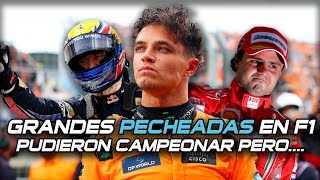 GRANDES PECHEADAS EN LA F1  LO TUVIERON TODO PARA CAMPEONAR PERO [upl. by Bixby132]