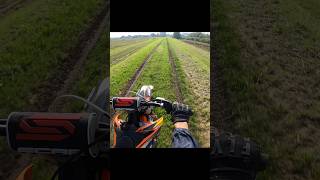 KTM SX 250 Wide open on slippery road gopro onboard ktm 2smokeyy 2stroke motocross [upl. by Agan]