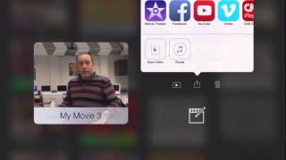 Exporting iMovie for iPad Projects to Camera Roll [upl. by Dagna]