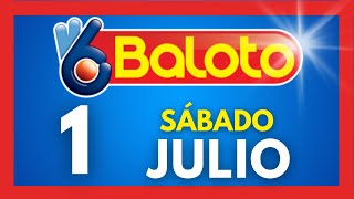 Resultados del BALOTO REVANCHA del sabado 1 de JULIO de 2023 [upl. by Damas]