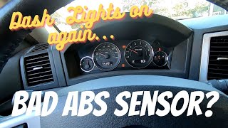 Jeep ABS Code C1015 Right Front Wheel Speed Sensor Circuit  Will replacing the sensor fix it [upl. by Essie]