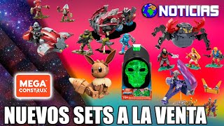 ¡Nuevos Sets en Amazon Halo Mega Construx  Pokemon  MOTU  MEGA [upl. by Tisman]