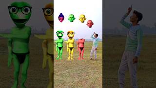 Red yellow amp green joker vs me correct head matching new game  funny vfx magicalvideoshorts [upl. by Dolora]