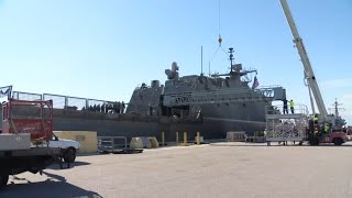 LIVE USS Indianapolis returns to Mayport just in time for Thanksgiving after 7month deployment [upl. by Notyap]