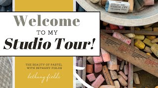 Studio Tour The Beauty of Pastel with Bethany Fields [upl. by Frederique]