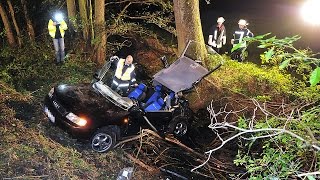 Diemelsee Vier Schwerverletzte bei Verkehrsunfall auf der Aartalstraße [upl. by Ia457]