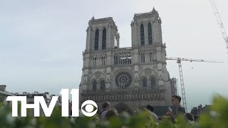 Restoration of NotreDame cathedral in Paris nearing completion [upl. by Kalila]