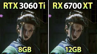 RTX 3060 Ti vs RX 6700 XT  Test in 10 Games  FSR 31 Frame Generation [upl. by Deenya]