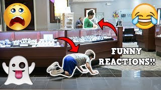 SCARING PEOPLE AT THE MALL PRANK [upl. by Hnim]