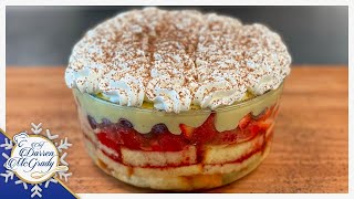 TRADITIONAL ENGLISH TRIFLE  THE PERFECT CHRISTMAS DESSERT [upl. by Anoniw939]