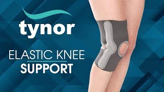 Tynor Elastic Knee Support for knee deloading lateral immobilization amp controlled compression [upl. by Muhcon]