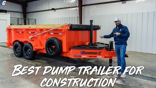 Best Dump Trailer For Construction 🤯  Diamond C [upl. by Copland793]