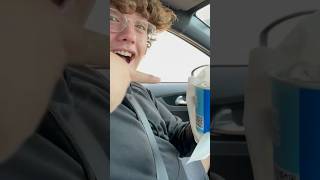 Kevin reacts to a Reese’s peanut butter shake funny icecream reaction [upl. by Kannav]