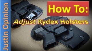 How To Adjust Kydex Holster Retention [upl. by Bjork]